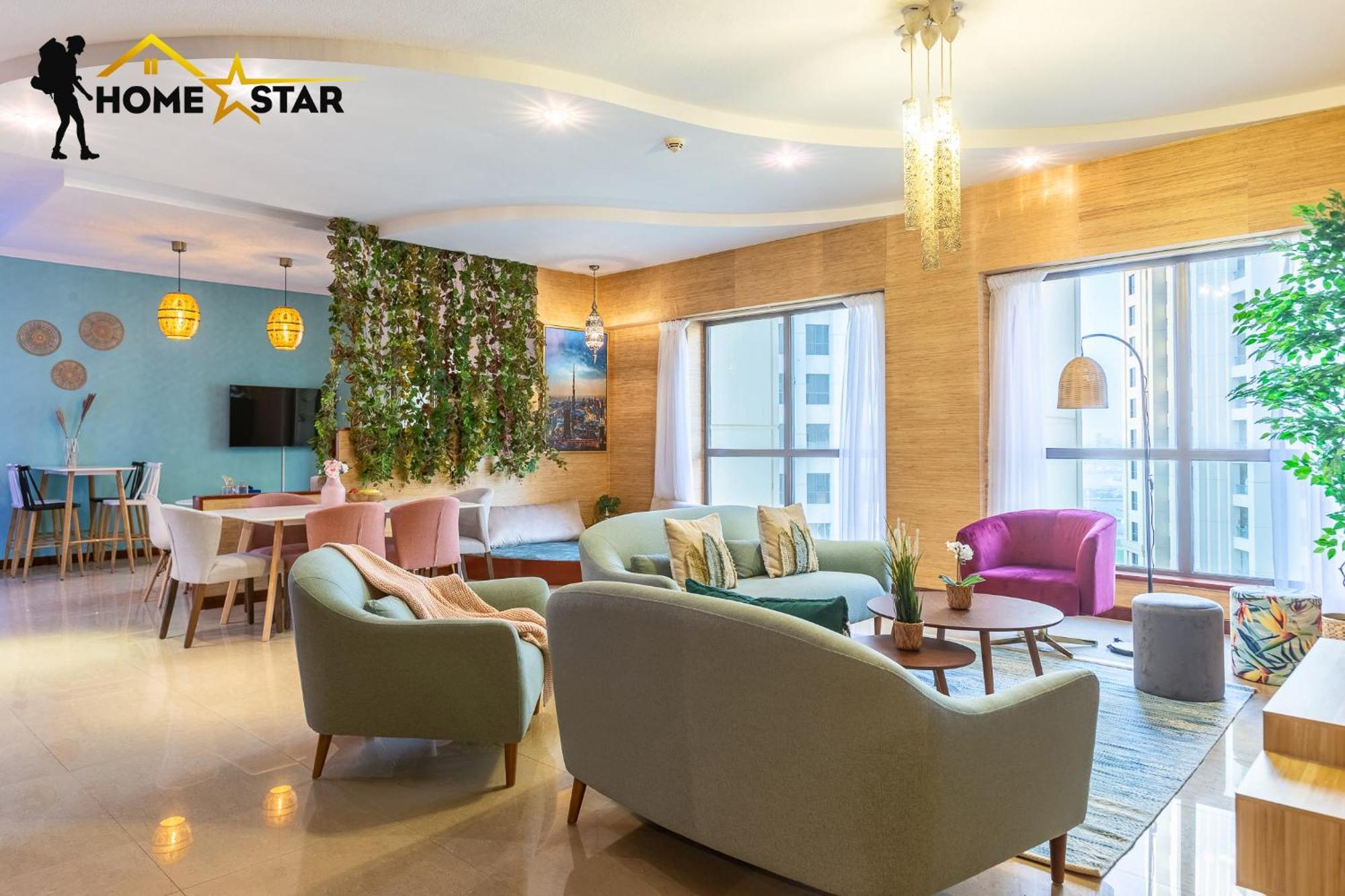 Homestar Deluxe Jbr Meditation & Wellness Hostel Dubai Exterior foto